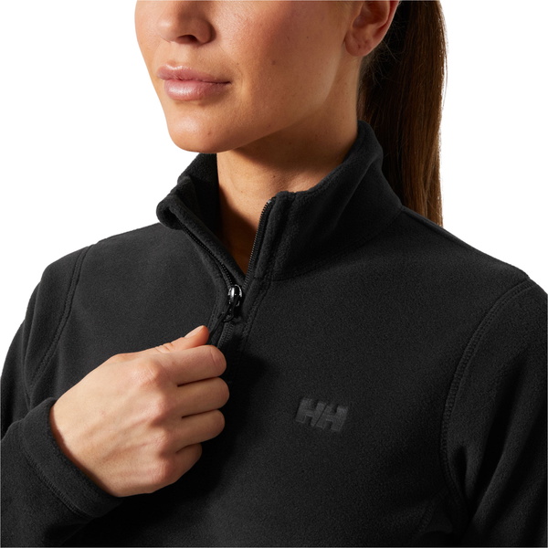 2026 Helly Hansen Womens Daybreaker 1/2 Zip Fleece 50845 - Black